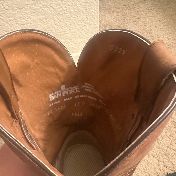 Dan post - ka faux python print leather. Men’s boots. Size 12. - Picture 5 of 6